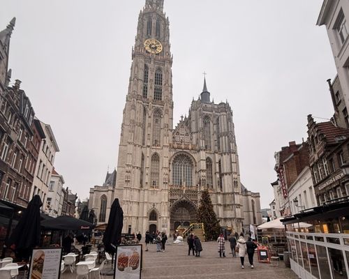 Kerstmarkt handschoenmarkt  Antwerpen