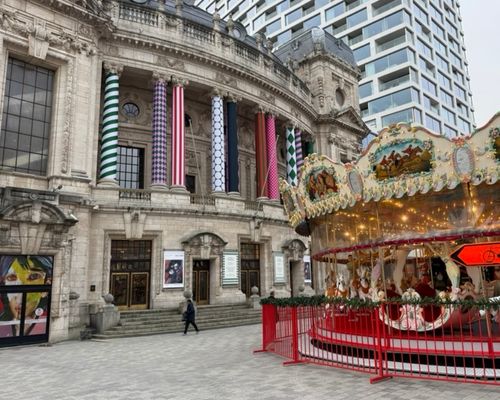 Kerstmarkt operaplein Antwerpen