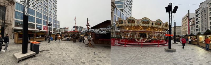 Kerstmarkt operaplein Antwerpen