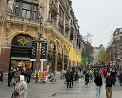 Kerstshoppen meir Antwerpen